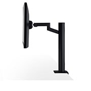 LG 27 Inch QHD IPS Ergo Monitor with AMD FreeSync™, LG 27'' QHD Ergo IPS Monitor with USB Type-C™, Side View Monitor Tilted Downward, 27QN880-B, 27QN880-B, thumbnail 6