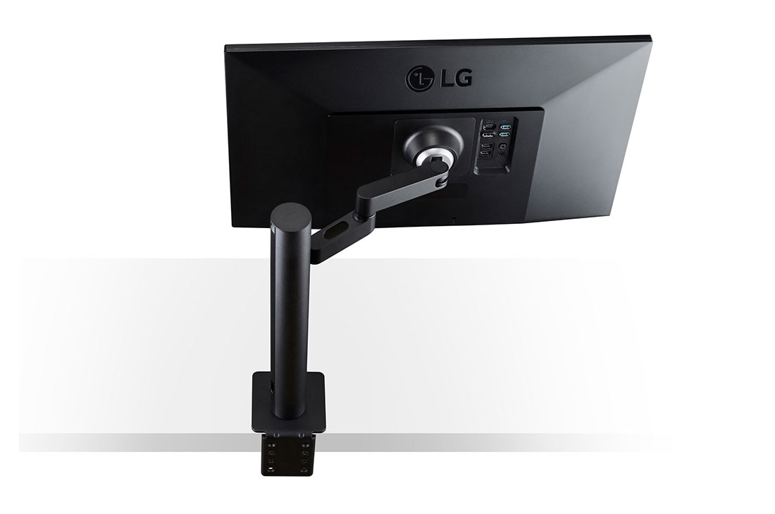 LG Ergo 27 Inch UHD 4K IPS Monitor With USB Type-C™ Ergonomic Monitor, rear side view monitor extended to the right, 27UN880-B, thumbnail 15