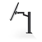 LG Ergo 27 Inch UHD 4K IPS Monitor With USB Type-C™ Ergonomic Monitor, side view of monitor tilted upward, 27UN880-B, thumbnail 9