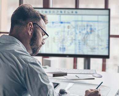 Scene of Architect With Ergo