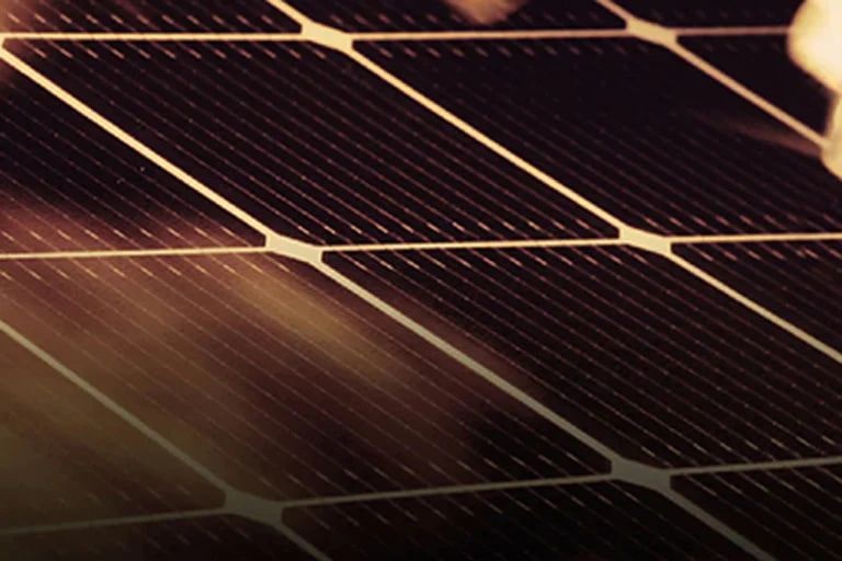 Image of cell magnified of LG Solar Panel