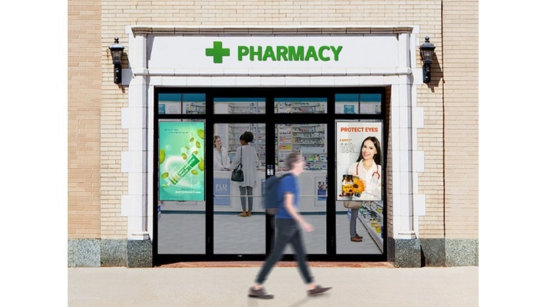 Pharmacies, Travel Agencies, Telecom Stores