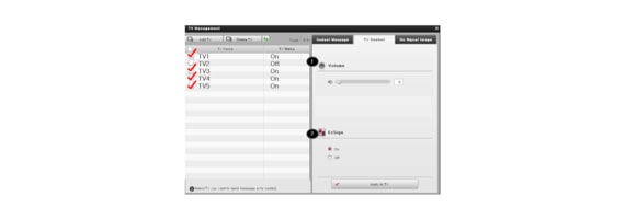 The SuperSign Simple Editor player screen