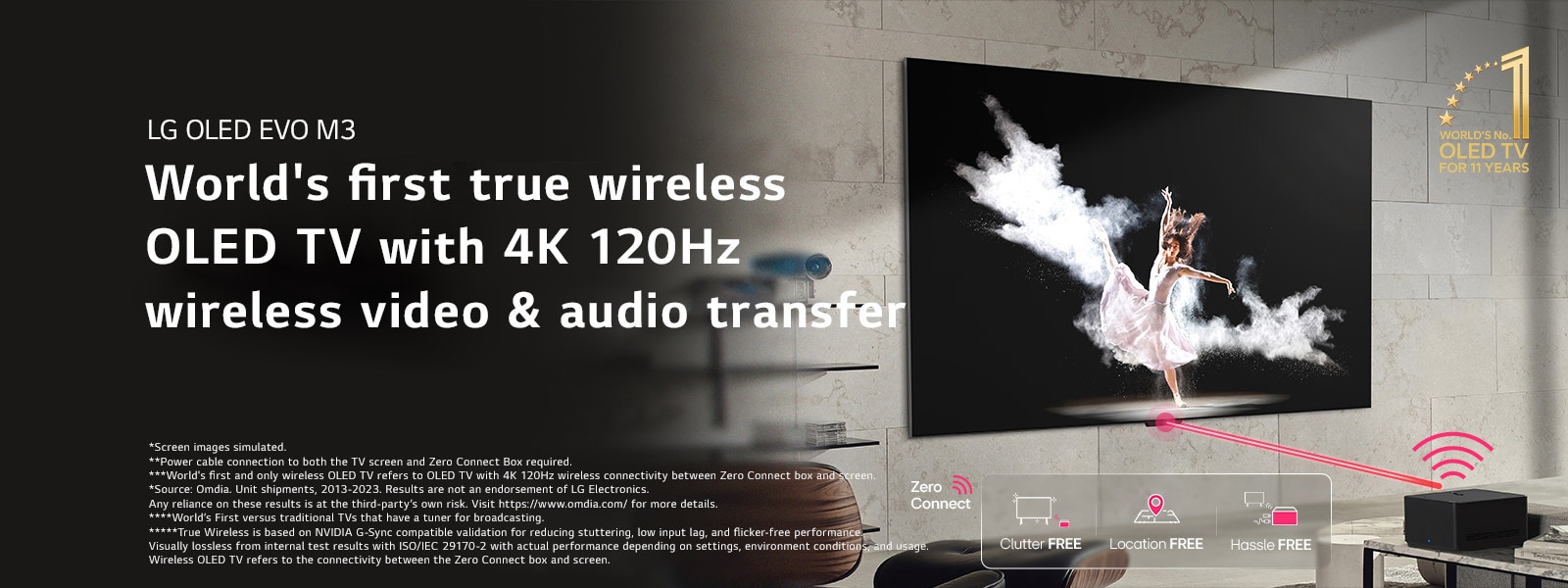 OLED M3 Hero banners