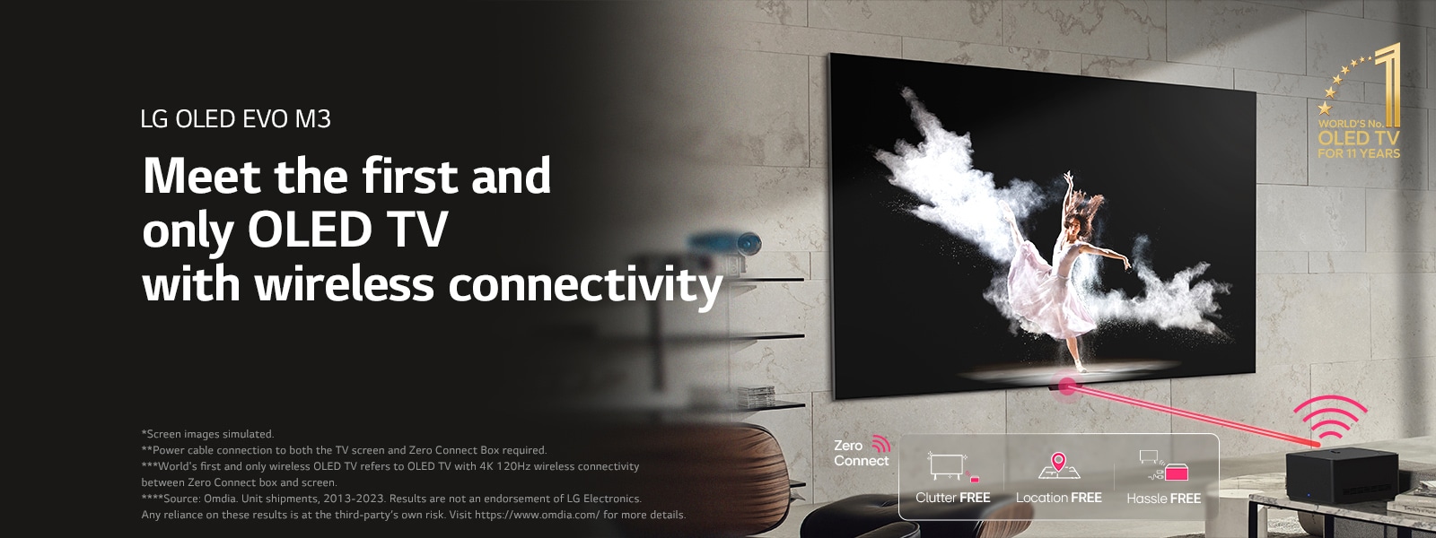 OLED M3 Hero banners