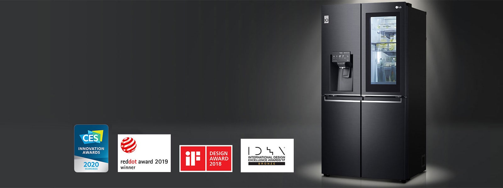 LG InstaView ™ has won world-renowned awards.