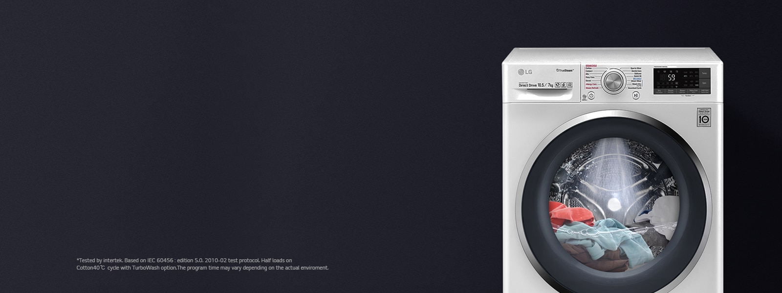 Fast & Clean Wash with TurboWash™