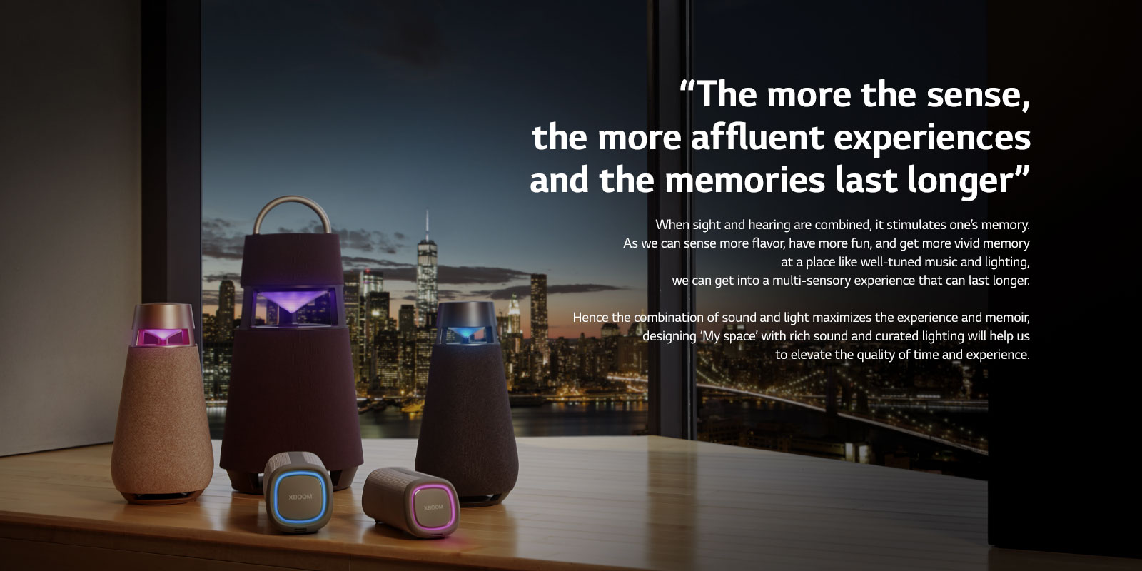 Una imagen de la familia XBOOM.