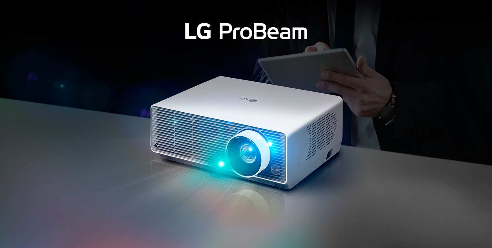 LG ProBeam projector.