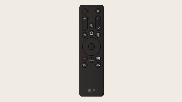 black TV remote control image	
