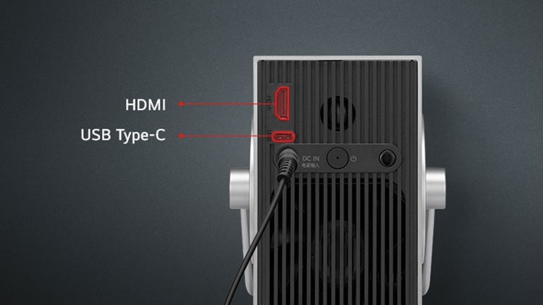 Zoom image of backside ports.	