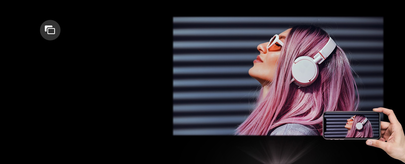 Expand Content to the Large Screen.