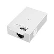 LG 4K UHD Hybrid Smart Home Cinema Projector, -15 Degree side view opened Focus cover, HU710PW, thumbnail 6