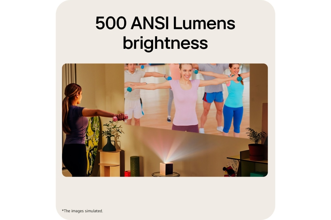 LG CineBeam S | Mini UST (Ultra Short Throw) 4K Projector with Dolby Atmos, PU615U, thumbnail 14