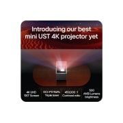 LG CineBeam S | Mini UST (Ultra Short Throw) 4K Projector with Dolby Atmos, PU615U, thumbnail 7