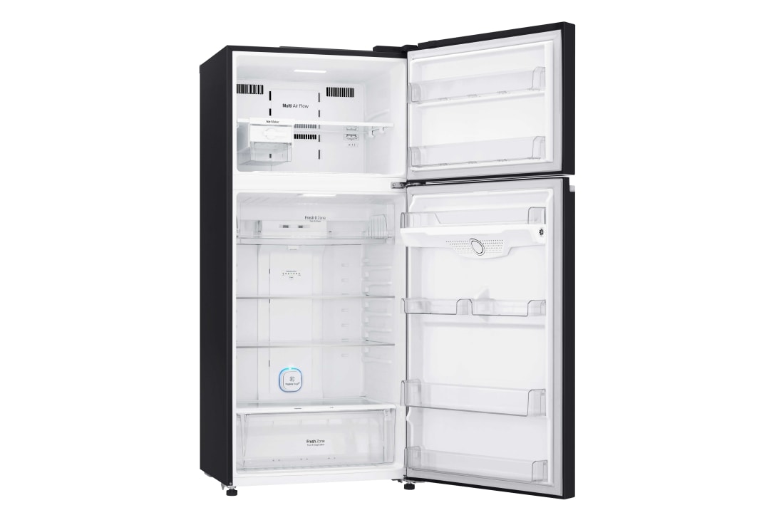 LG Top Mount Freezer, Black Glass, Inverter Linear Compressor, HygieneFresh+™, DoorCooling<sup>+</sup>™, GN-C732SGGU, thumbnail 8