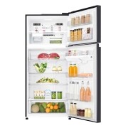 LG Top Mount Freezer, Black Glass, Inverter Linear Compressor, HygieneFresh+™, DoorCooling<sup>+</sup>™, GN-C732SGGU, thumbnail 2