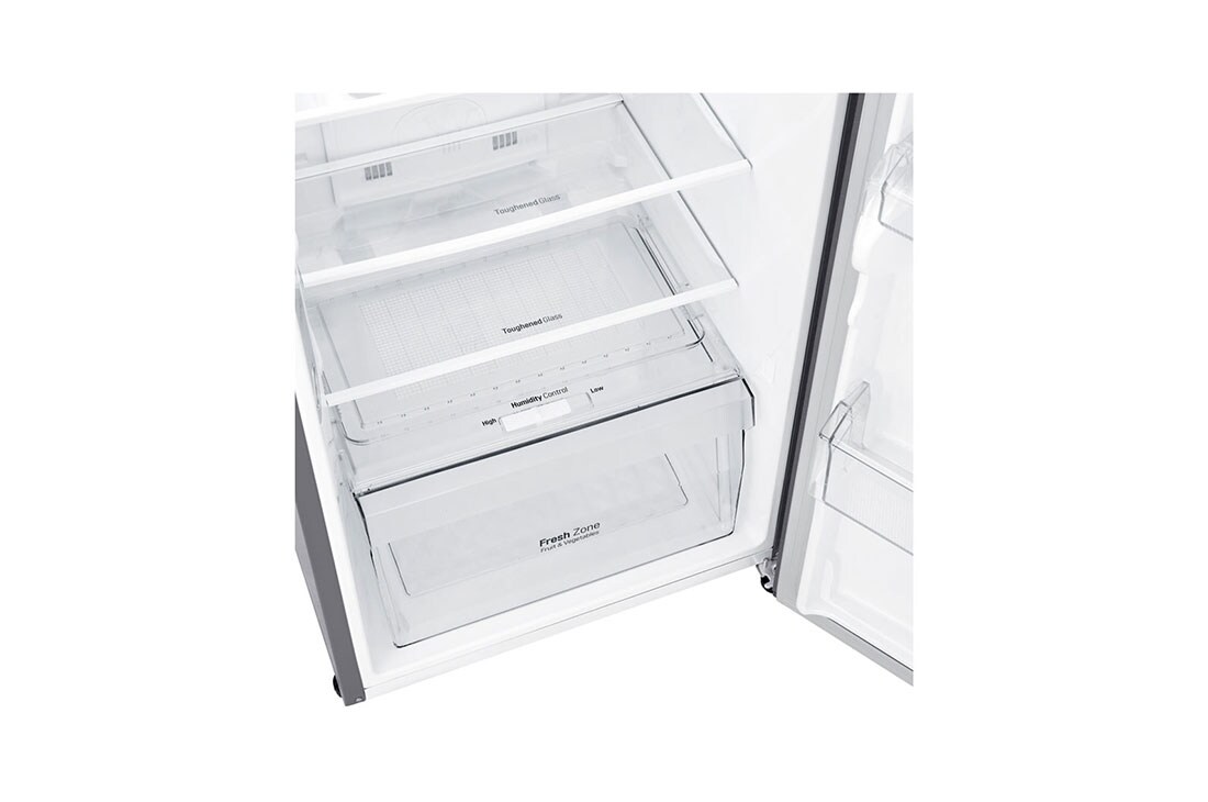LG Top Mount Freezer, Platinum Silver, Inverter Linear Compressor, DoorCooling<sup>+</sup>™, Multi Air Flow, GR-C362RLBN, thumbnail 5