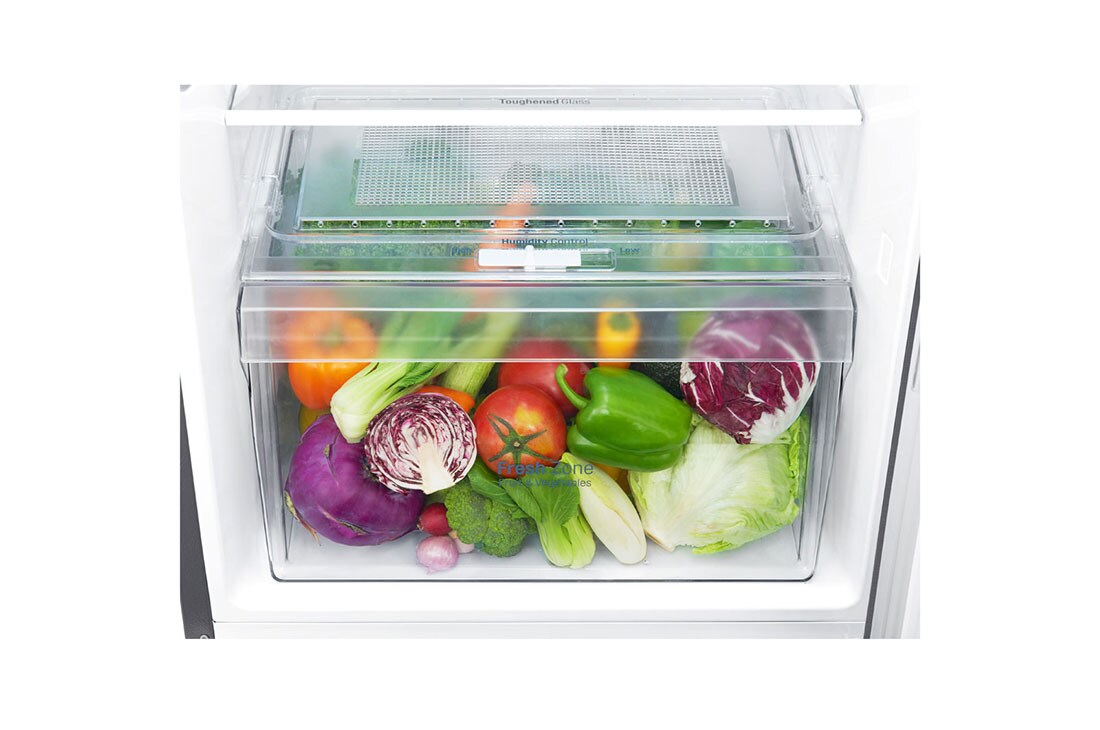 LG Top Mount Freezer, Platinum Silver, Inverter Linear Compressor, DoorCooling<sup>+</sup>™, Multi Air Flow, GR-C362RLBN, thumbnail 7