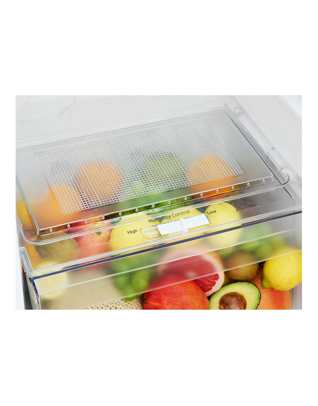 Top Mount Freezer, Moist Balance Crisper Silver LG UAE