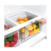 LG Top Mount Freezer, Super White, Inverter Linear Compressor, DoorCooling<sup>+</sup>™, Multi AirFlow, Smart Diagnosis™, GR-C432RQCN, thumbnail 5