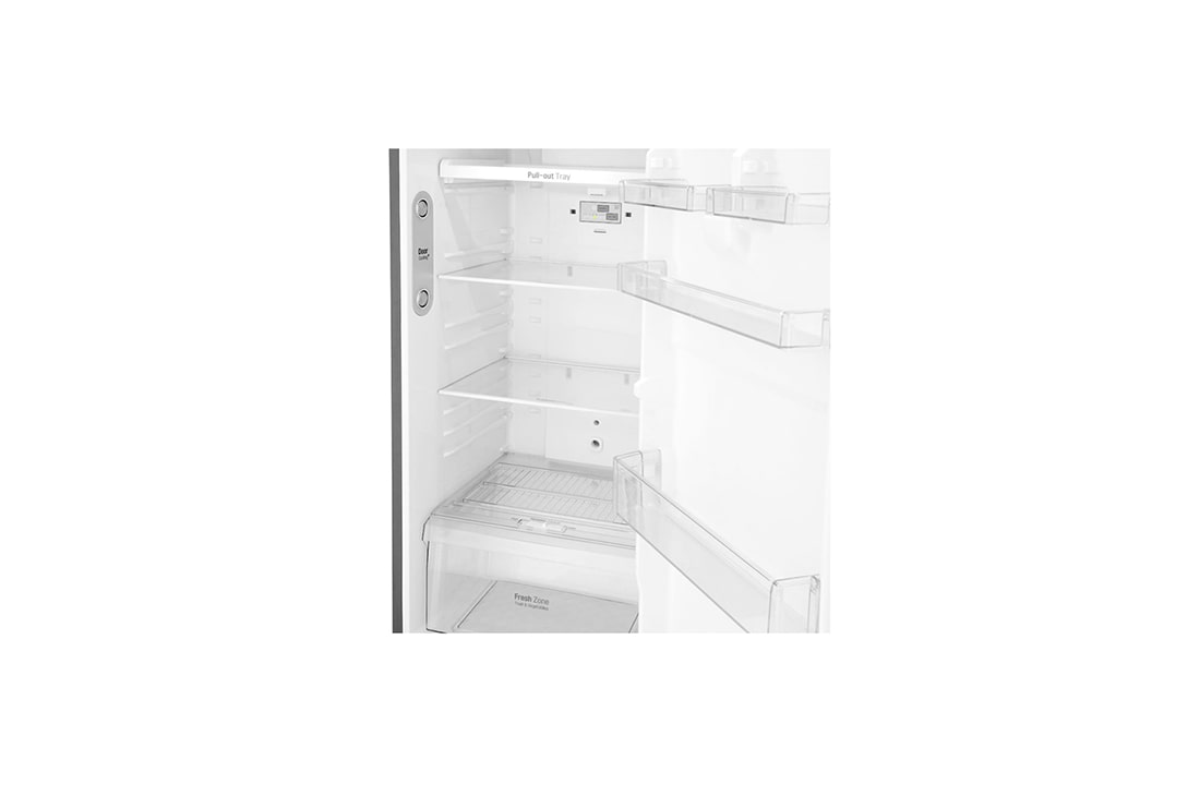 LG Top Mount Freezer, Platinum Silver, Inverter Linear Compressor, DoorCooling<sup>+</sup>™, Multi Air Flow, GR-C402RLCN, thumbnail 7