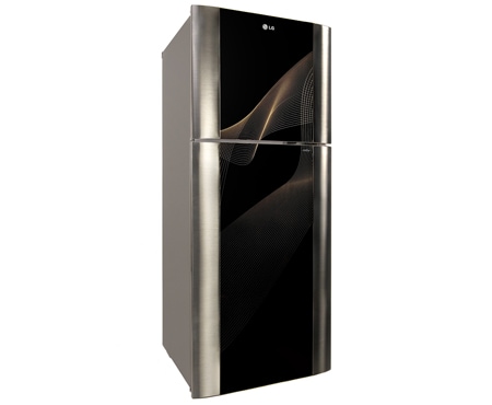 LG Capacious Top Freezer Refrigerator with smart invertor compressor & Karim Rashid Design, GN-B512GGCH, thumbnail 5