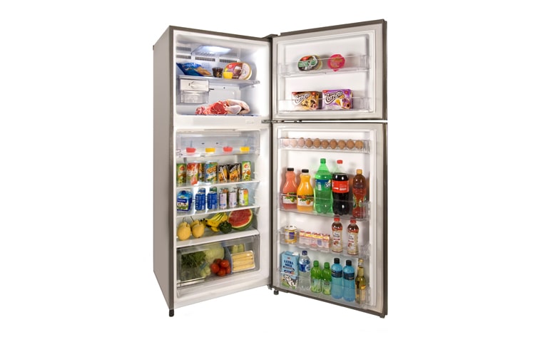 LG Capacious Top Freezer Refrigerator with smart invertor compressor & Karim Rashid Design, GN-B512GGCH, thumbnail 2