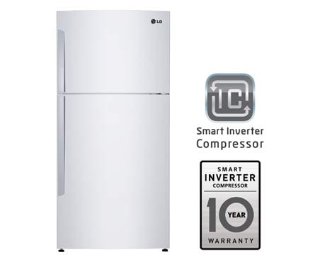 LG Wide Top Freezer Refrigerator with smart invertor compressor, GN-B722HBCL