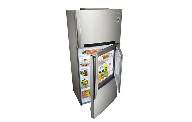 LG ثلاجة مزودة بمجمد بنظام الباب في الباب لتمنحك وصولا أسهل إلى المحتويات التي تحتاجينها باستمرار دون فتح الباب الرئيسي, GN-D722HLAL, thumbnail 5