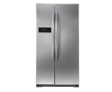LG Side-by-Side Shiny STEEL Refrigerator, GR-B227GLQV, thumbnail 1