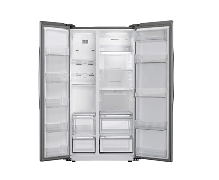 LG Side-by-Side Shiny STEEL Refrigerator, GR-B227GLQV, thumbnail 2