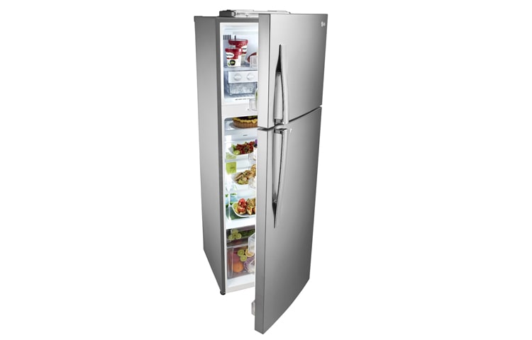 LG Compact Top Freezer Refrigerator with smart inverter compressor, GR-B312RLML, thumbnail 3