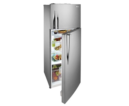 LG Compact Top Freezer Refrigerator with smart inverter compressor, GR-B312RLML, thumbnail 2