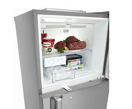 LG Compact Top Freezer Refrigerator with smart inverter compressor, GR-B312RLML, thumbnail 4