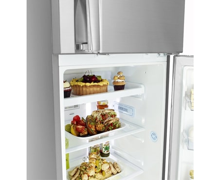LG Compact Top Freezer Refrigerator with smart inverter compressor, GR-B312RLML, thumbnail 5