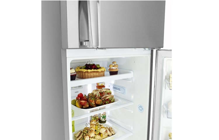 LG Compact Top Freezer Refrigerator with smart inverter compressor, GR-B352RLML, thumbnail 5