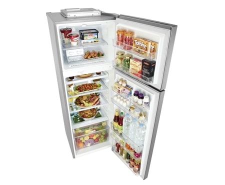 LG Compact Top Freezer Refrigerator with smart inverter compressor, GR-B422RQHL, thumbnail 2