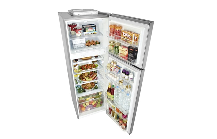LG Compact Top Freezer Refrigerator with smart inverter compressor, GR-B422RQHL, thumbnail 2