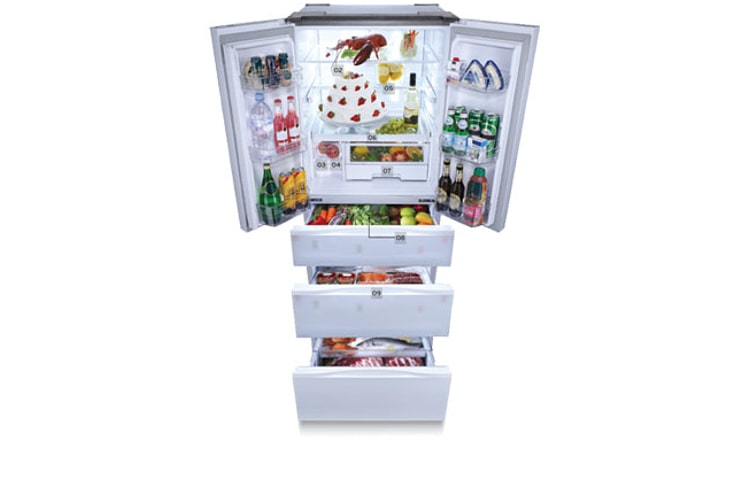 LG Gross capacity - 465 ltrs, GR-B42BSGRJ, thumbnail 2