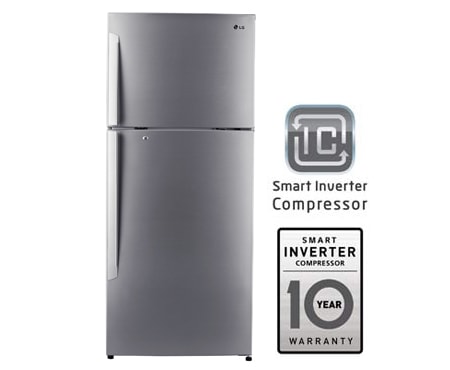 LG Capacious Top Freezer Refrigerator with smart inverter compressor, GR-B522GLHL, thumbnail 1