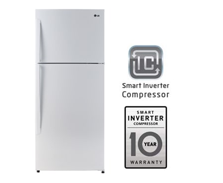LG Capacious Top Freezer Refrigerator with smart inverter compressor, GR-B650GBHL, thumbnail 1