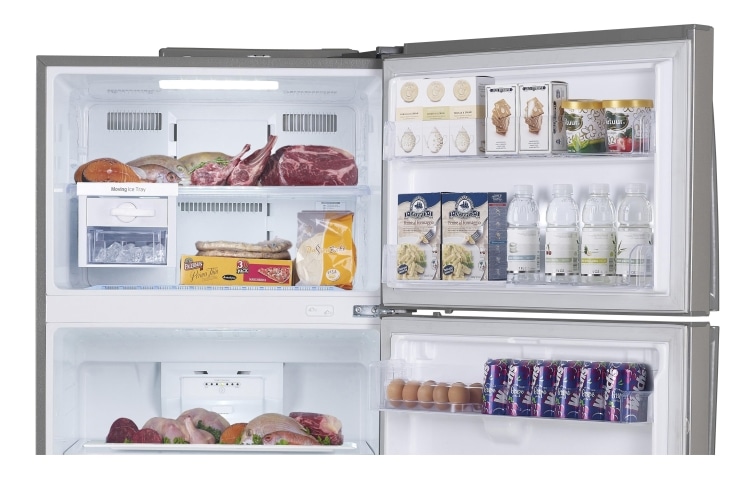 LG Capacious Top Freezer Refrigerator with smart inverter compressor, GR-B650GLHL, thumbnail 4