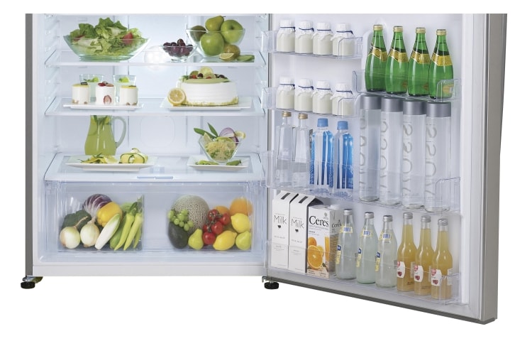 LG Capacious Top Freezer Refrigerator with smart inverter compressor, GR-B650GLHL, thumbnail 5
