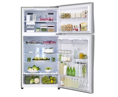 LG Capacious Top Freezer Refrigerator with smart inverter compressor & water dispenser, GR-B650GLPL, thumbnail 2
