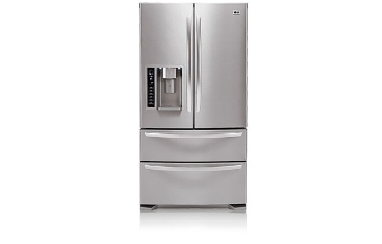 Lg 756 Litre Titanium Finish 4 Door French Door Fridge With In Door Ice Maker And Tall Water Ice Dispenser Lg Uae