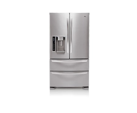 LG 756 Litre Titanium finish 4-Door French Door Fridge with In-Door Ice Maker and Tall Water & Ice Dispenser, GR-L27AUTJ
