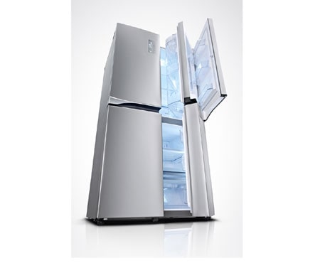 LG DOOR-IN-DOOR SIDE-BY-SIDE PREMIUM NOBEL STEEL FRIDGE, GR-M26FWSHL, thumbnail 2