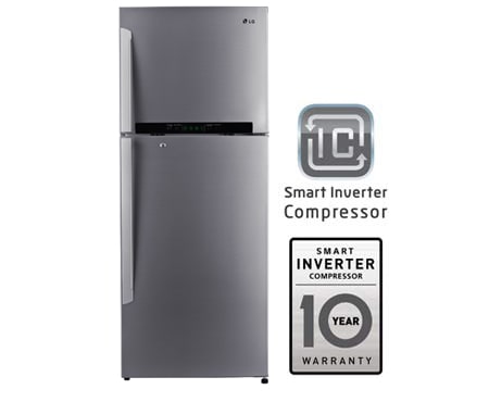 LG Capacious Top Freezer Refrigerator with smart inverter compressor, GR-M522GLDL, thumbnail 1