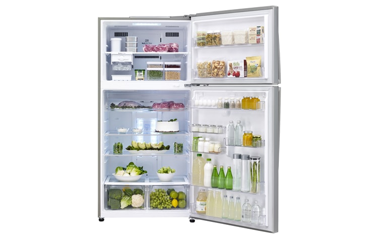 LG Wide Top Freezer Refrigerator with smart invertor compressor, GR-M822HLHM, thumbnail 2